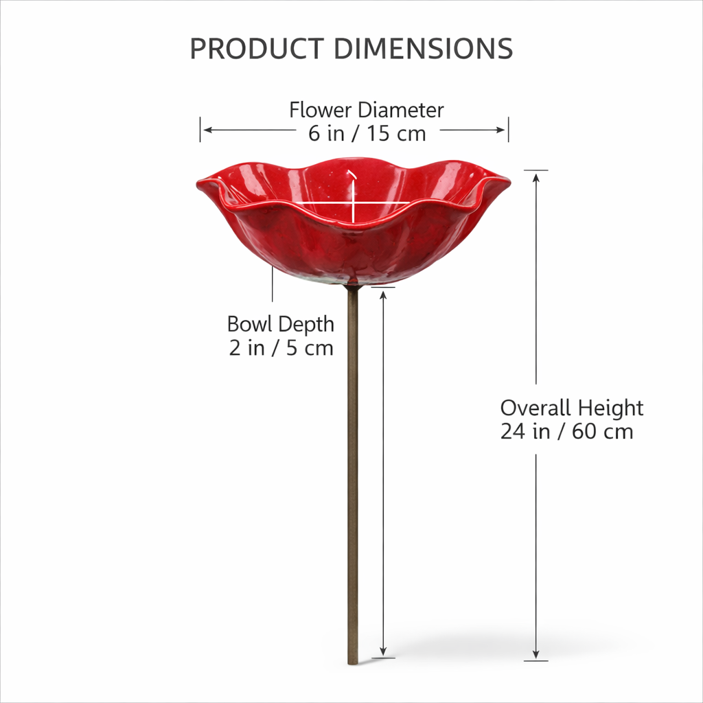 💖🎁REBYIPO® 2026 Mother's Day Gifts 50% Off-🔥Handmade Metal Flower Garden Stake🐦