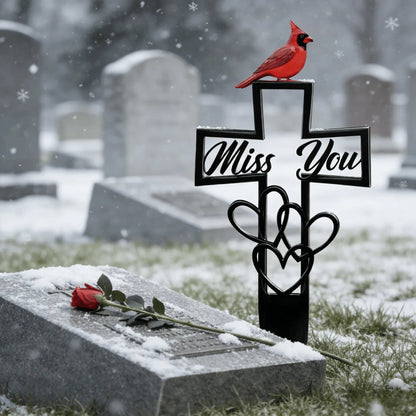 🐦REBYIPO® LAST DAY 50% OFF -💖Metal Cemetery Memorial Plaque for Remembrance✝️