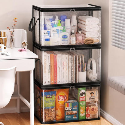 🤩LAST DAY BUY 2 GET 1 FREE!!💕SVOZK® Transparent Storage Bag – Large, Dust & Moisture-Proof with Handle✨Ultimate All-in-One Organizer for Clothes, Toys, Books, Stuffed Animals & Absolutely Everything! 🧸📚👕🧦