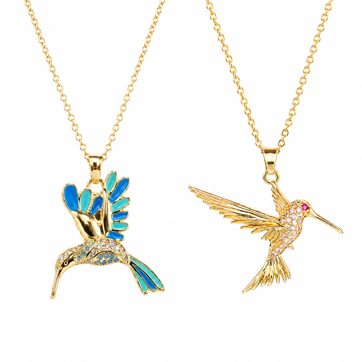 🔥 Final Day: 50% OFF!! | CZTICLE® 🦜 2026 All-New Upgrade 💥 Exquisite Diamond-Embellished Sunbird Necklace