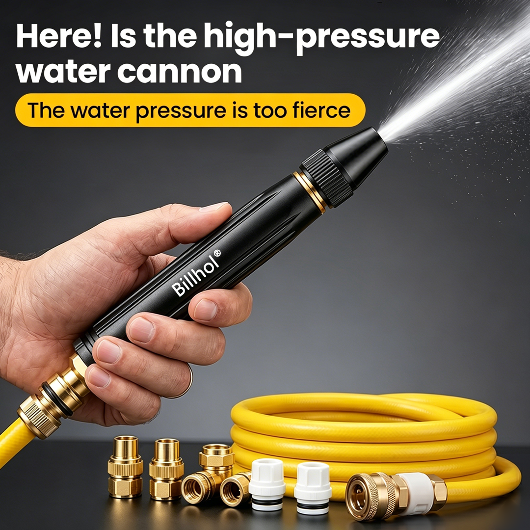 🛒50% Off — Last Day丨Billhol® 🏆Home high-pressure car wash water gun , a must-have for watering plants and vegetables, and car washing.👍💦