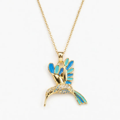 🔥 Final Day: 50% OFF!! | CZTICLE® 🦜 2026 All-New Upgrade 💥 Exquisite Diamond-Embellished Sunbird Necklace