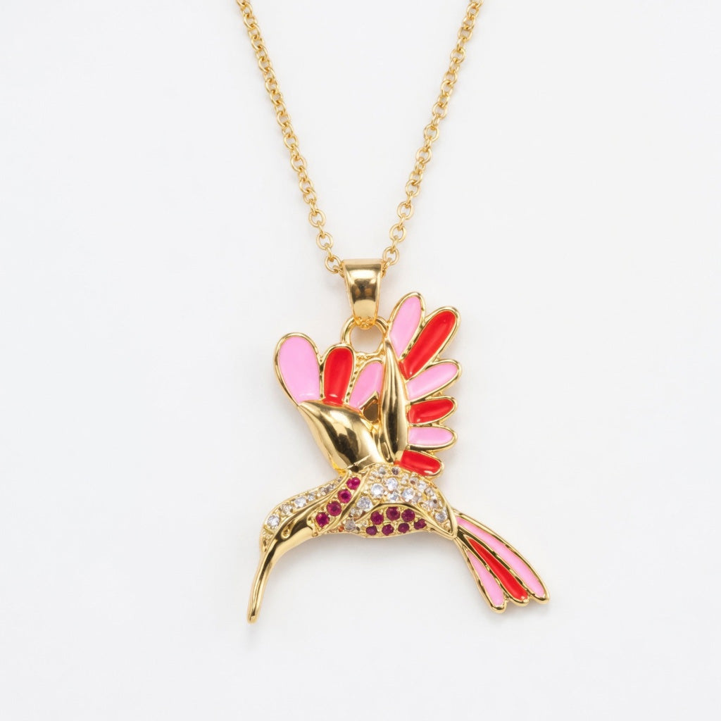 🔥 Final Day: 50% OFF!! | CZTICLE® 🦜 2026 All-New Upgrade 💥 Exquisite Diamond-Embellished Sunbird Necklace