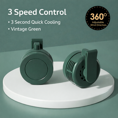 ✨✨Portable Silent Mini Bladeless Clip-on Fan🔥🔥