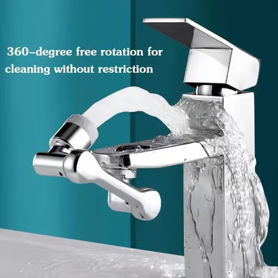 🔥Last Day Promotion 49% OFF🔥🔥Rotating 1080° robotic arm faucet (universal model)--👩‍👩‍👧‍👧The direction and water flow rate can be freely adjusted