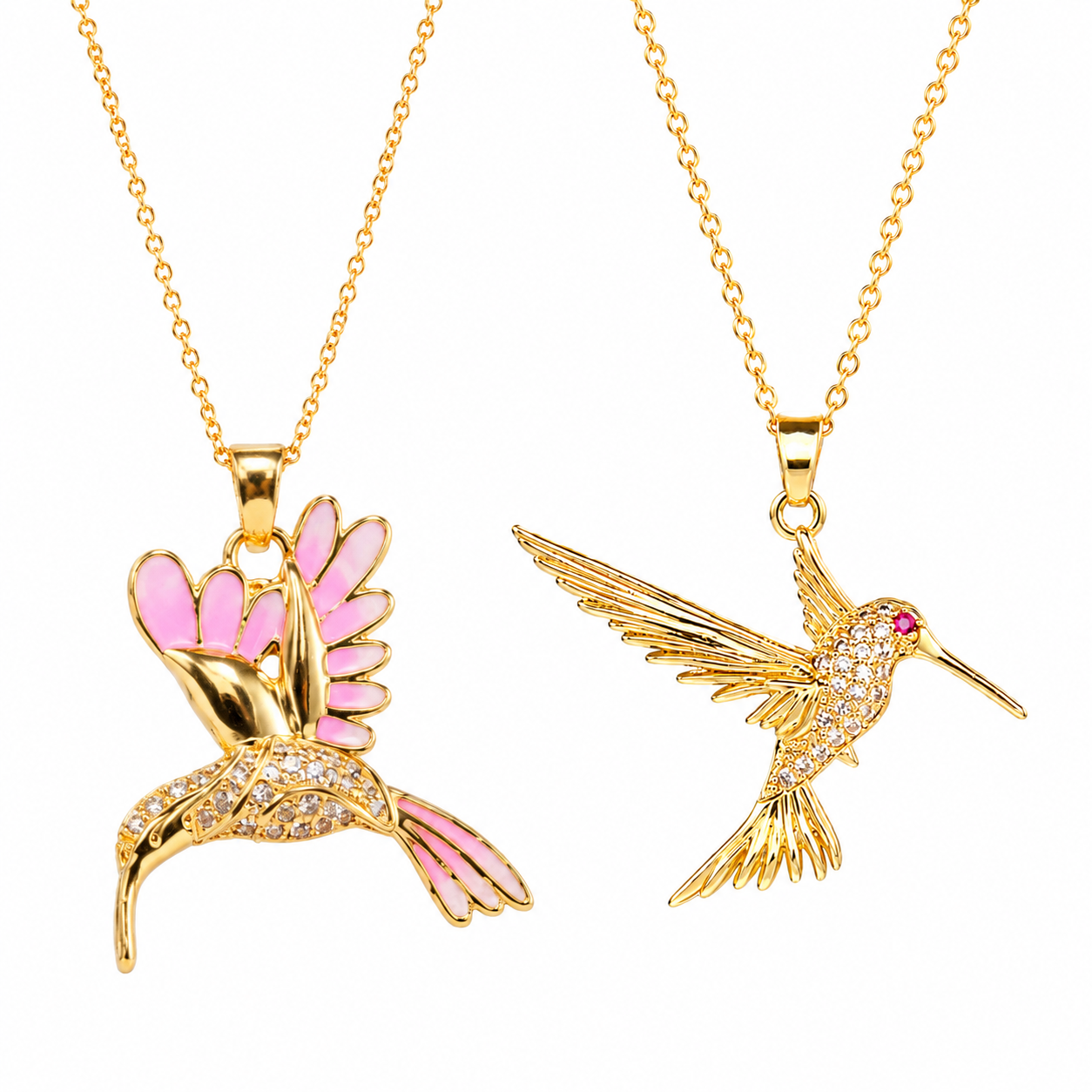 🔥 Final Day: 50% OFF!! | CZTICLE® 🦜 2026 All-New Upgrade 💥 Exquisite Diamond-Embellished Sunbird Necklace