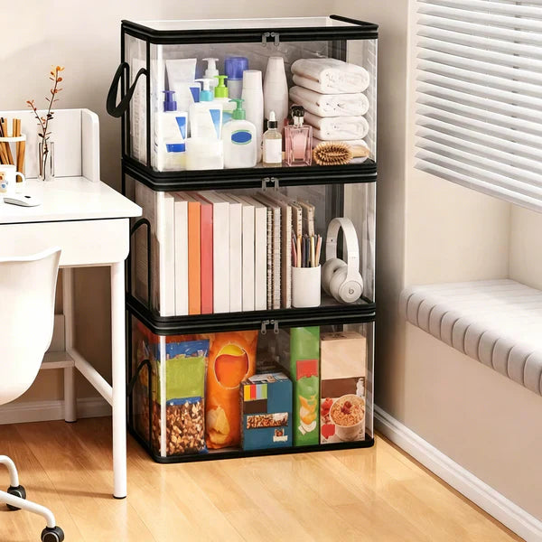 🤩LAST DAY BUY 2 GET 1 FREE!!💕SVOZK® Transparent Storage Bag – Large, Dust & Moisture-Proof with Handle✨Ultimate All-in-One Organizer for Clothes, Toys, Books, Stuffed Animals & Absolutely Everything! 🧸📚👕🧦