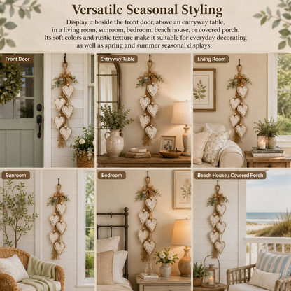 🤎 IEY® Hanging Heart Wall Decor - A Heartwarming Gift for Every Home
