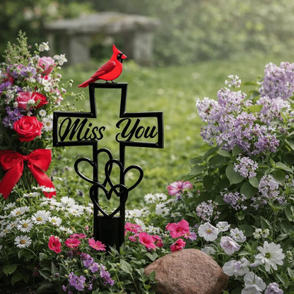 🐦REBYIPO® LAST DAY 50% OFF -💖Metal Cemetery Memorial Plaque for Remembrance✝️