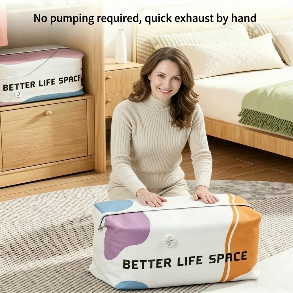 Space Saver Deal: 🧳📦✨ Last day: 78% off | FREE SVOZK® No-Pump 3D Vacuum Storage Bags