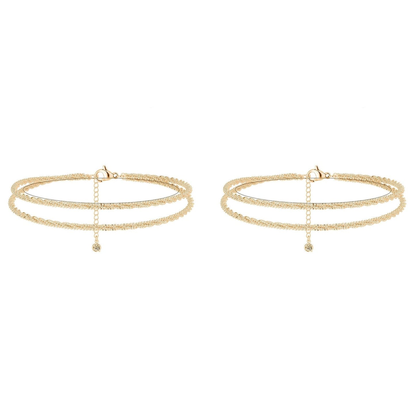 🎁🔥CZTICLE® Dainty Layered Anklet For Women
