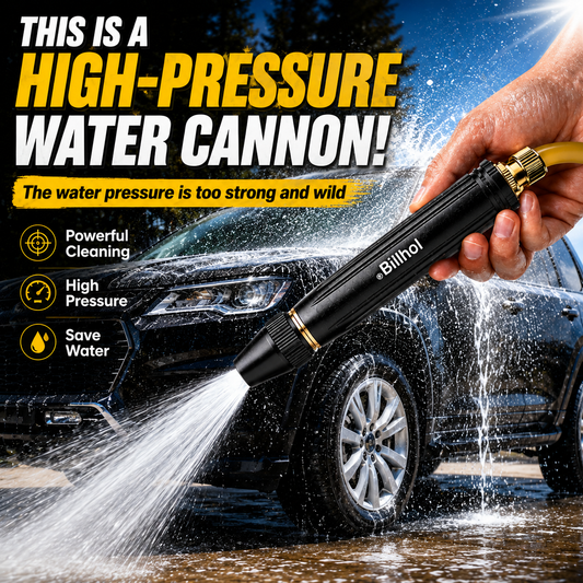 💥 Last Day! Lowest Price — Only £5.4!丨Billhol® 🏆Home high-pressure car wash water gun , a must-have for watering plants and vegetables, and car washing.👍💦