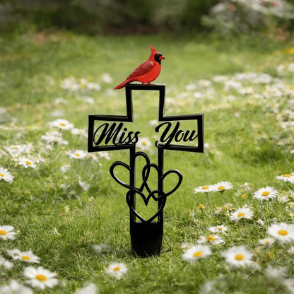 🐦REBYIPO® LAST DAY 50% OFF -💖Metal Cemetery Memorial Plaque for Remembrance✝️
