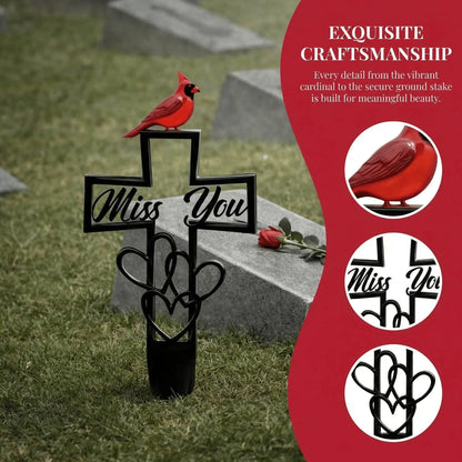 🐦REBYIPO® LAST DAY 50% OFF -💖Metal Cemetery Memorial Plaque for Remembrance✝️