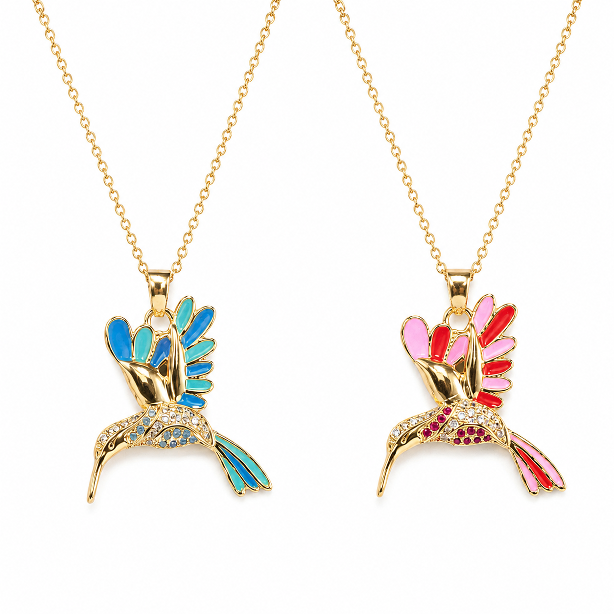 🔥 Final Day: 50% OFF!! | CZTICLE® 🦜 2026 All-New Upgrade 💥 Exquisite Diamond-Embellished Sunbird Necklace