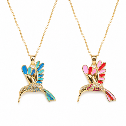 🔥 Final Day: 50% OFF!! | CZTICLE® 🦜 2026 All-New Upgrade 💥 Exquisite Diamond-Embellished Sunbird Necklace