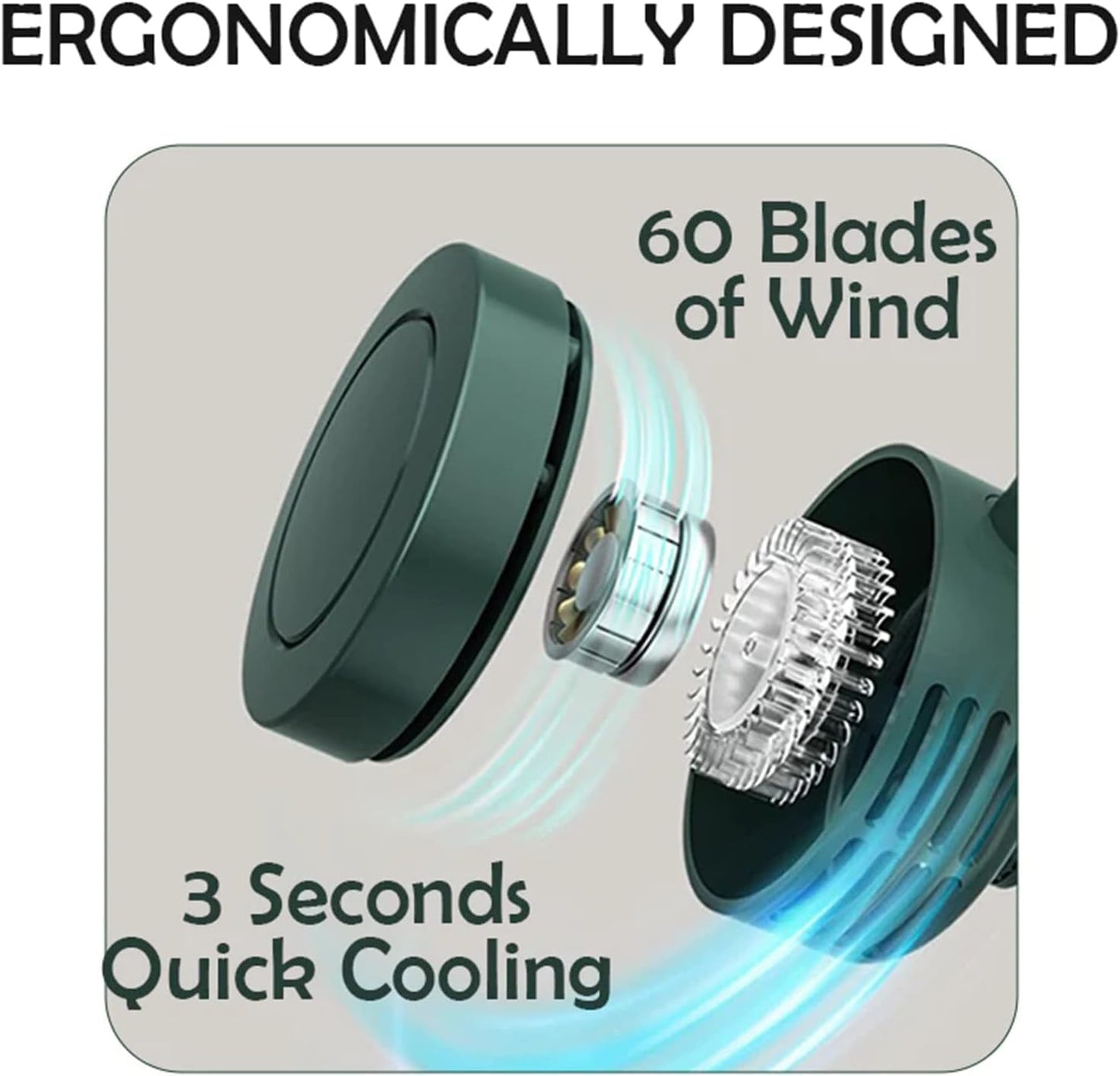 ✨✨Portable Silent Mini Bladeless Clip-on Fan🔥🔥