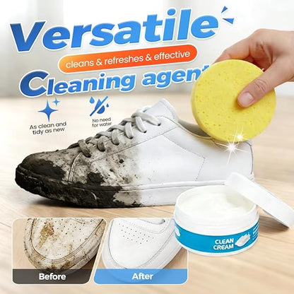 🔥🔥HEATWOLF® Multifunctional White Shoe Cleaning Paste (Built-in Sponge) — No-Rinse Formula✨✨