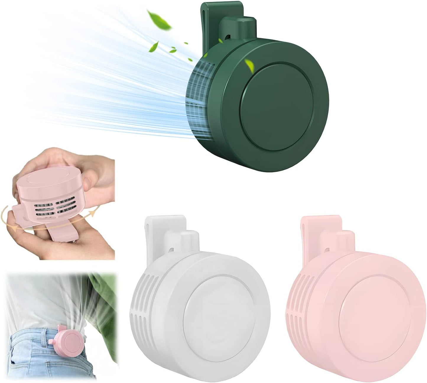 ✨✨Portable Silent Mini Bladeless Clip-on Fan🔥🔥