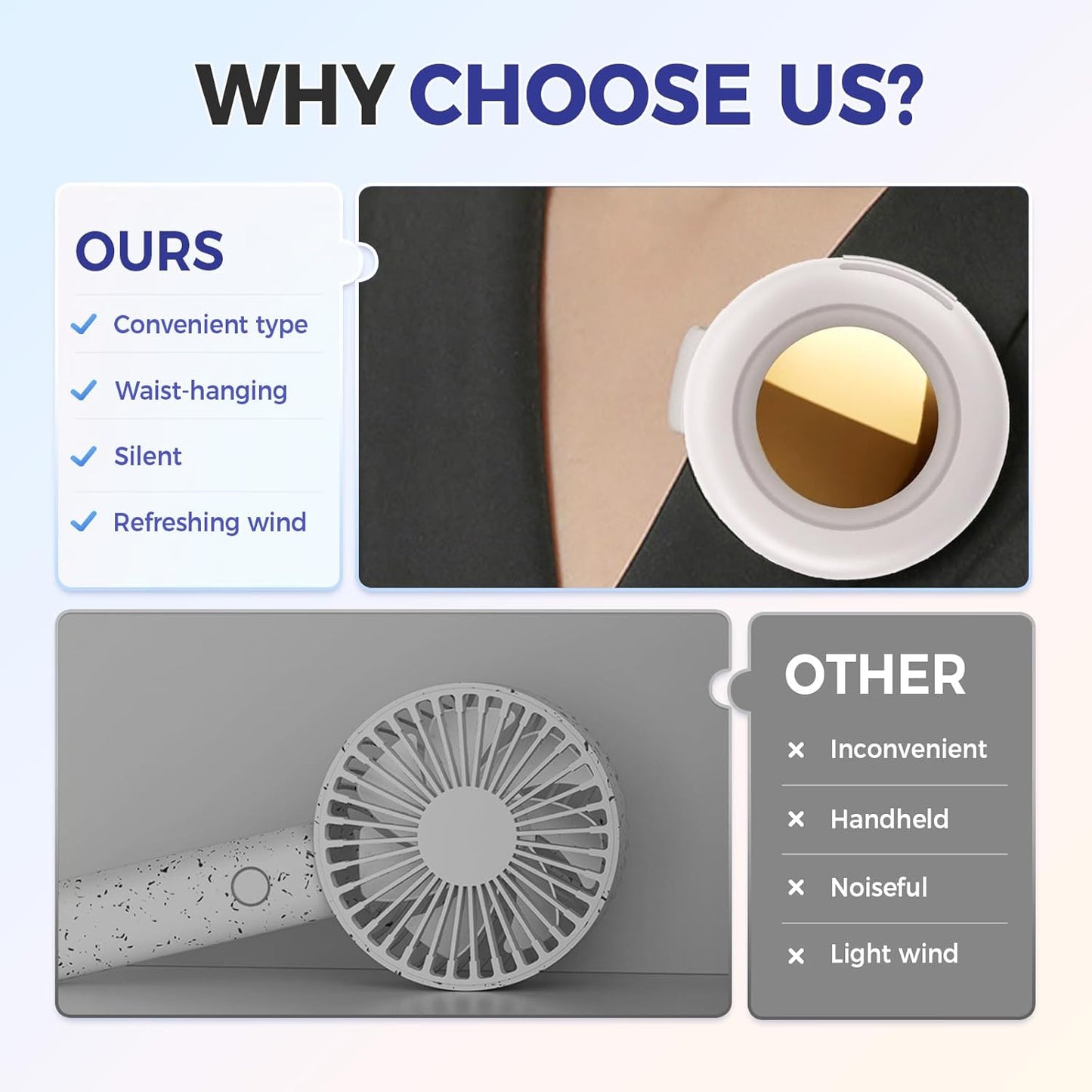⚽2026 World Cup Cooling Fan🥵🔥 — Portable Clip-On Fan for Stadiums, Travel & Outdoor Fun🏆 — Wearable for Outdoors, Travel, and Office Use🏃