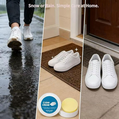 🔥🔥HEATWOLF® Multifunctional White Shoe Cleaning Paste (Built-in Sponge) — No-Rinse Formula✨✨