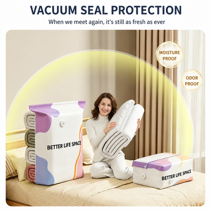 Space Saver Deal: 🧳📦✨ Last day: 78% off | FREE SVOZK® No-Pump 3D Vacuum Storage Bags