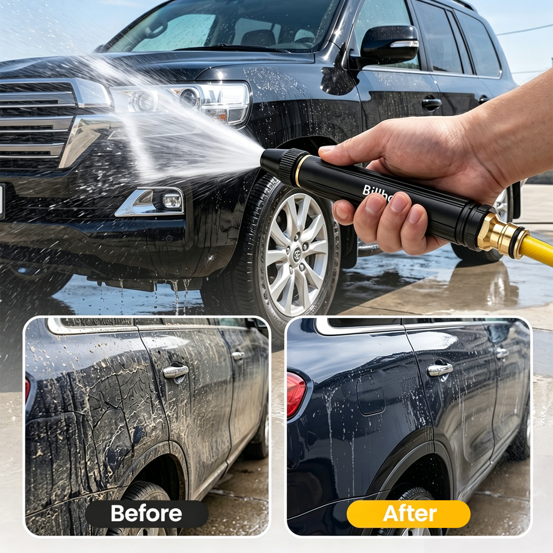 🛒50% Off — Last Day丨Billhol® 🏆Home high-pressure car wash water gun , a must-have for watering plants and vegetables, and car washing.👍💦