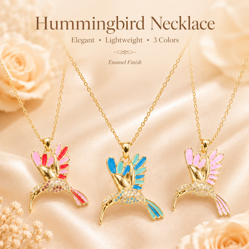 🔥 Final Day: 50% OFF!! | CZTICLE® 🦜 2026 All-New Upgrade 💥 Exquisite Diamond-Embellished Sunbird Necklace