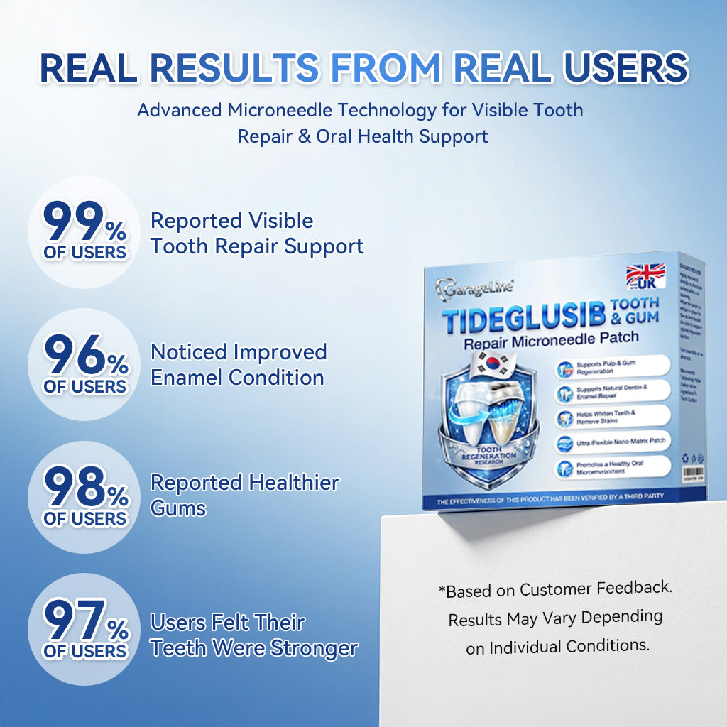 GаrаgеLіnе® 🦷 Tideglusib Fast‑Dissolving Tooth & Gum Repair Oral Strips ✨ (Supports tooth repair and helps relieve gum discomfort and other common oral concerns)