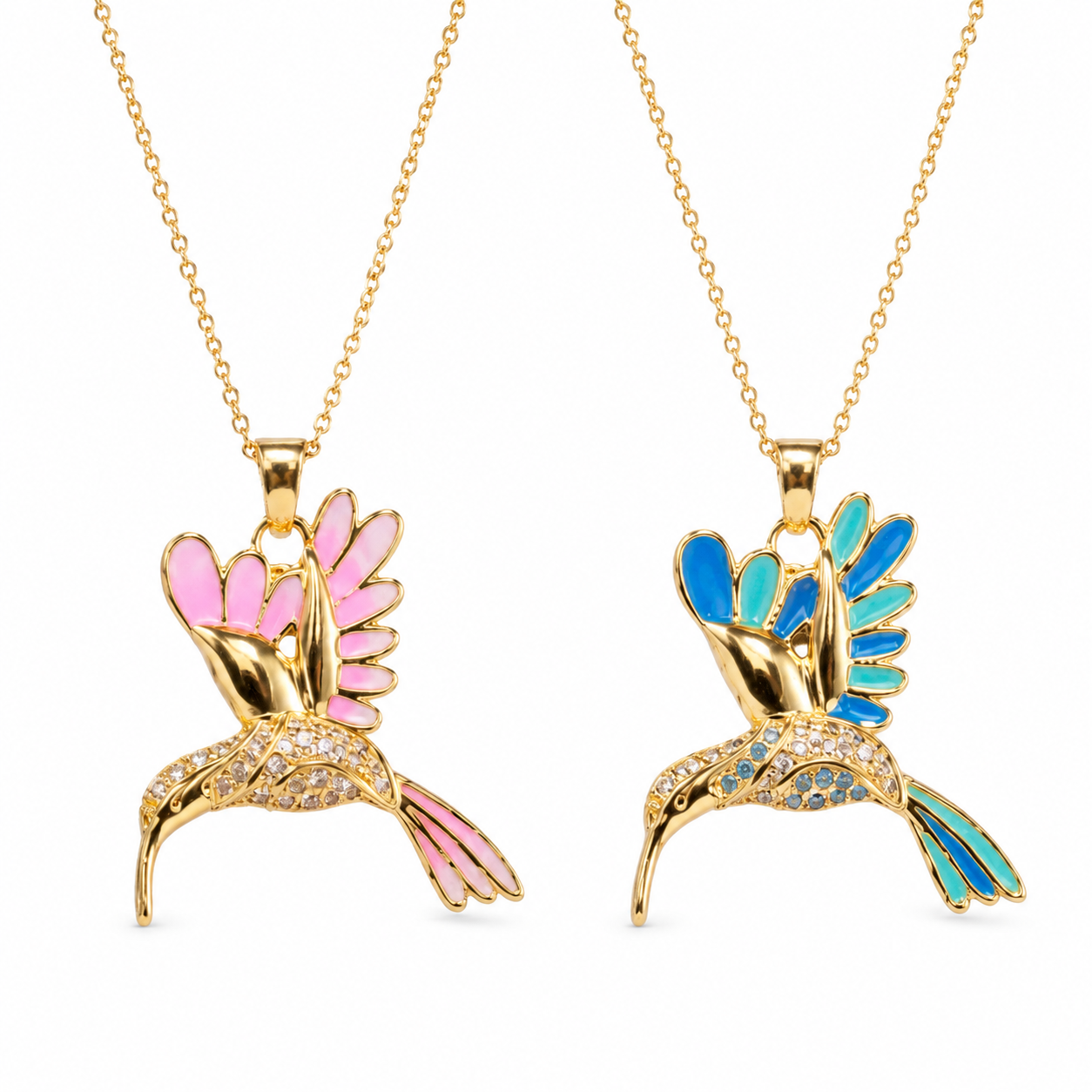 🔥 Final Day: 50% OFF!! | CZTICLE® 🦜 2026 All-New Upgrade 💥 Exquisite Diamond-Embellished Sunbird Necklace