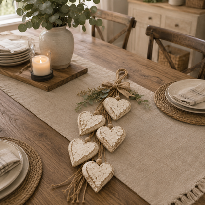 🤎 IEY® Hanging Heart Wall Decor - A Heartwarming Gift for Every Home