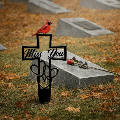 🐦REBYIPO® LAST DAY 50% OFF -💖Metal Cemetery Memorial Plaque for Remembrance✝️