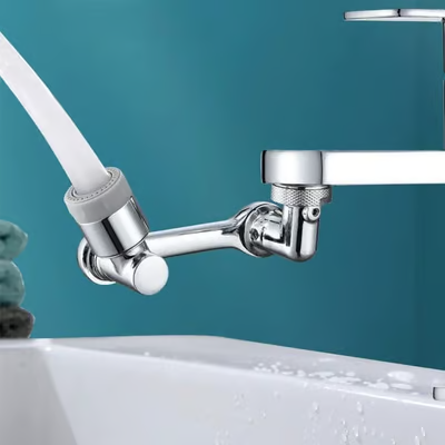 🔥Last Day Promotion 49% OFF🔥🔥Rotating 1080° robotic arm faucet (universal model)--👩‍👩‍👧‍👧The direction and water flow rate can be freely adjusted