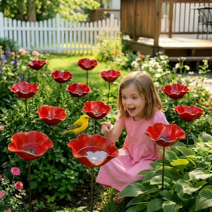 💖🎁REBYIPO® 2026 Mother's Day Gifts 50% Off-🔥Handmade Metal Flower Garden Stake🐦
