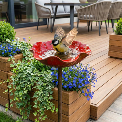 💖🎁REBYIPO® 2026 Mother's Day Gifts 50% Off-🔥Handmade Metal Flower Garden Stake🐦