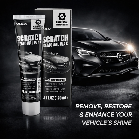 ✨✨ 2026 All-New Upgraded Car Scratch Repair Wax — Includes Application Sponge and Towel🔥🔥