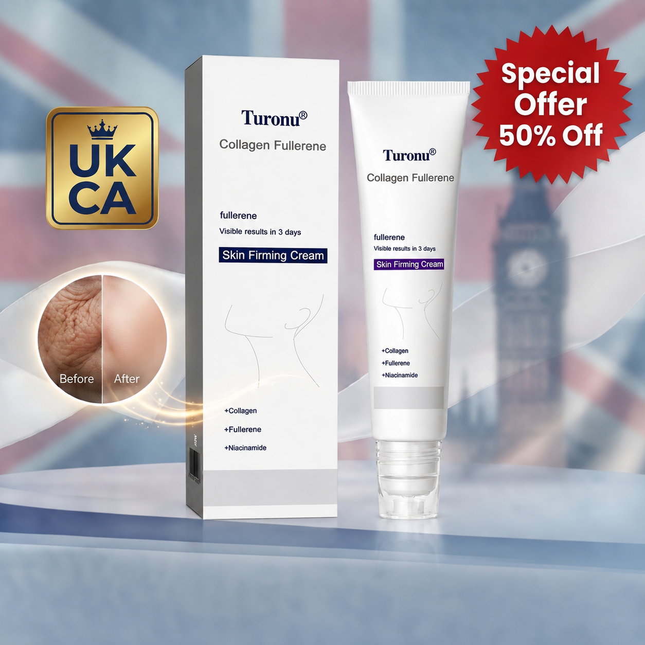 ☺️Official Brand Store | Turonu® Wrinkle-Reducing & Lifting Roller Cream 🧴 Smoother skin in as little as 3 days