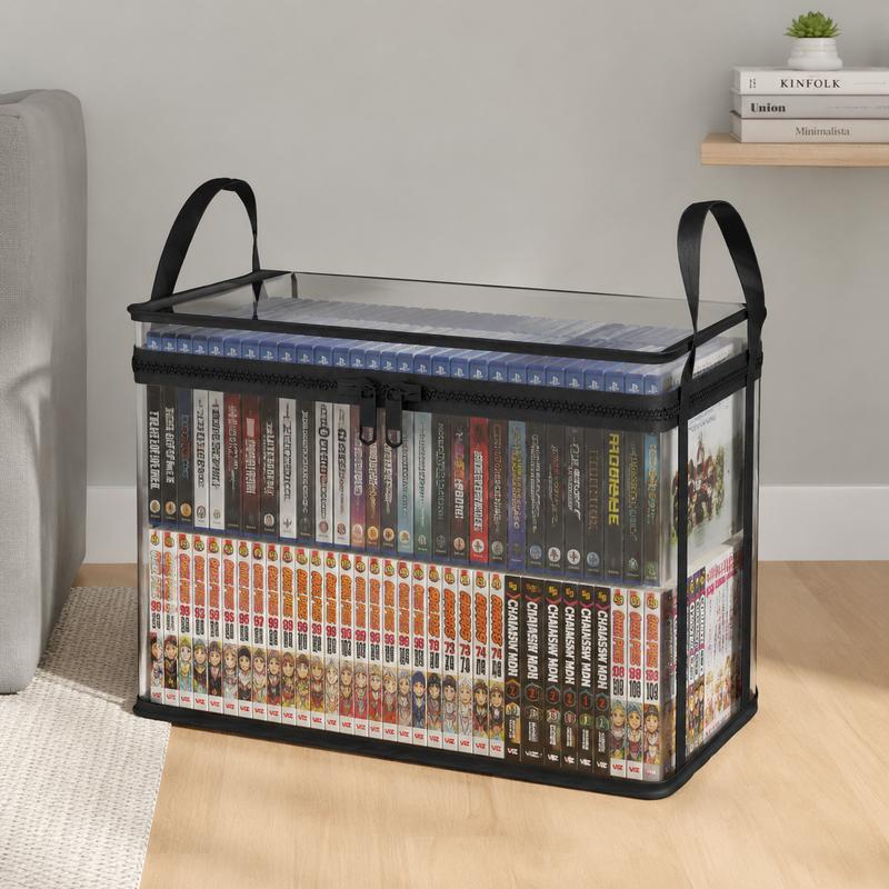 🤩LAST DAY BUY 2 GET 1 FREE!!💕SVOZK® Transparent Storage Bag – Large, Dust & Moisture-Proof with Handle✨Ultimate All-in-One Organizer for Clothes, Toys, Books, Stuffed Animals & Absolutely Everything! 🧸📚👕🧦