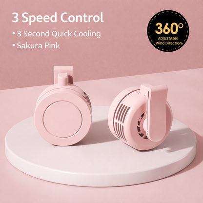✨✨Portable Silent Mini Bladeless Clip-on Fan🔥🔥