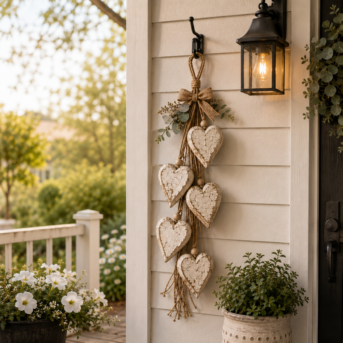 🤎 IEY® Hanging Heart Wall Decor - A Heartwarming Gift for Every Home