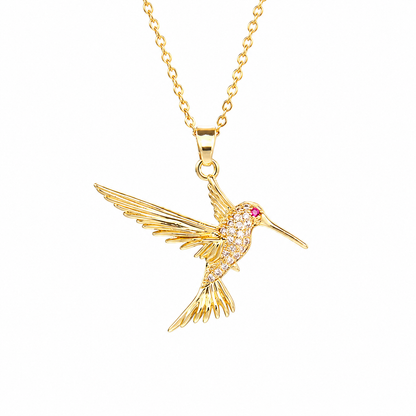 🔥 Final Day: 50% OFF!! | CZTICLE® 🦜 2026 All-New Upgrade 💥 Exquisite Diamond-Embellished Sunbird Necklace