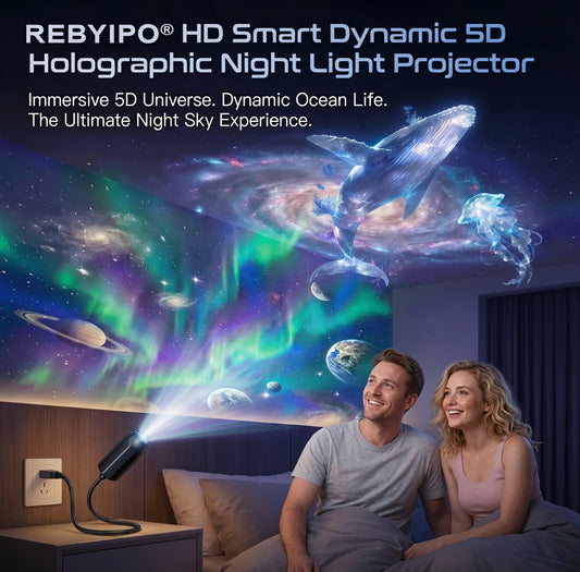 🔥Last day 70%off丨REBYIPO® Night Light Projector - Smart Holographic Star Projector🌠