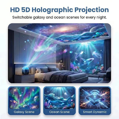 👉Last Day: 70% OFF | 🌞REBYIPO® 360° Night Light Projector - Smart Holographic Star Projector🌌✨