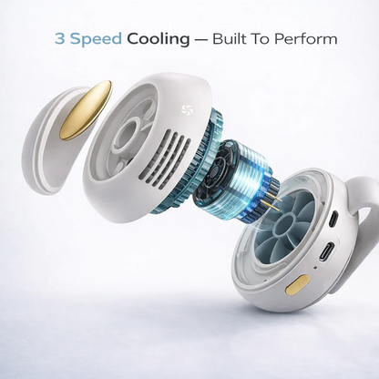 ⚽2026 World Cup Cooling Fan🥵🔥 — Portable Clip-On Fan for Stadiums, Travel & Outdoor Fun🏆 — Wearable for Outdoors, Travel, and Office Use🏃