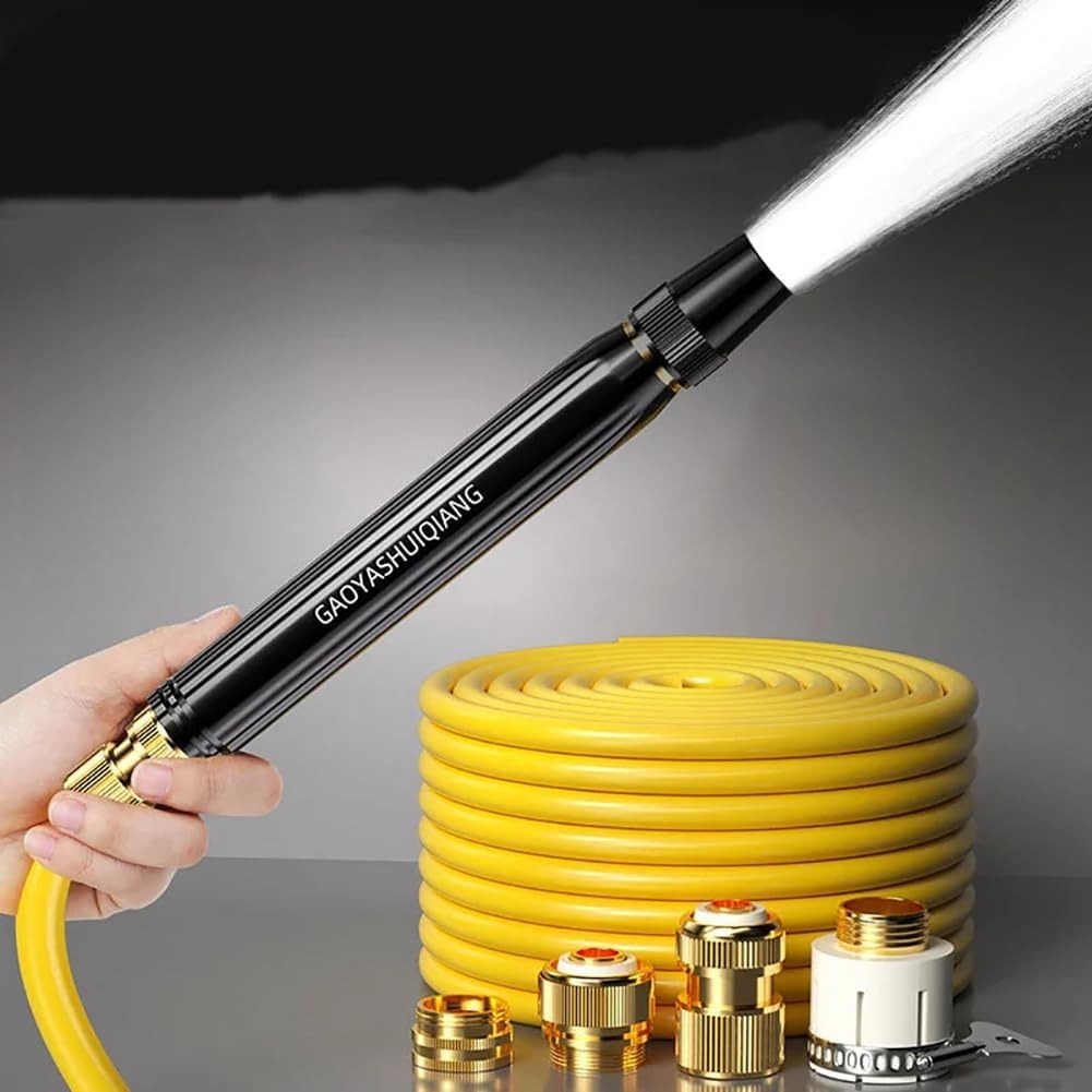😲 Last Day! Lowest Price — Only £7.24!！丨Billhol® 🏆Home high-pressure car wash water gun , a must-have for watering plants and vegetables, and car washing.👍💦