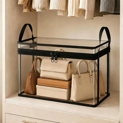 🤩LAST DAY BUY 2 GET 1 FREE!!💕SVOZK® Transparent Storage Bag – Large, Dust & Moisture-Proof with Handle✨Ultimate All-in-One Organizer for Clothes, Toys, Books, Stuffed Animals & Absolutely Everything! 🧸📚👕🧦